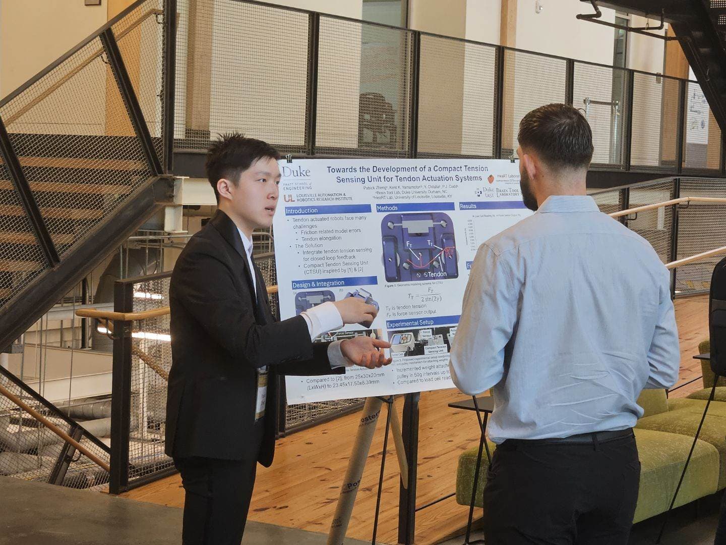 Patrick Zheng presenting CTSU research poster at ISMR 2025